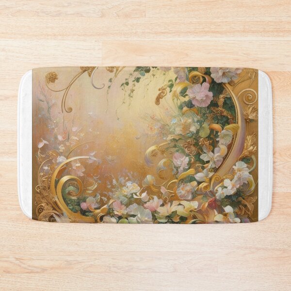 Item preview,  Beautiful golden framed floral painting designed and sold by Vintage Designs +.
