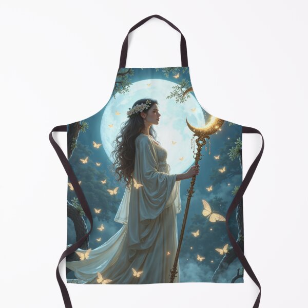 Item preview, A serene figure draped in flowing silver silks designed and sold by Giuseppe Cammino.