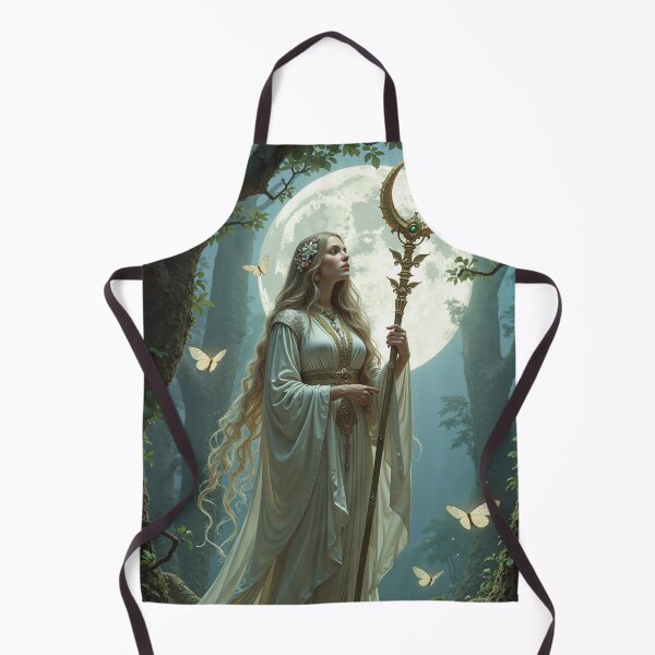 Item preview, A serene figure draped in flowing silver silks designed and sold by Giuseppe Cammino.
