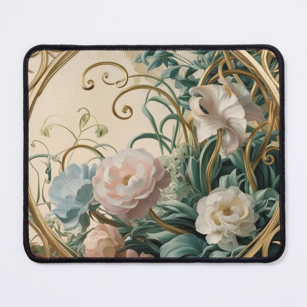Item preview, Beautiful golden framed floral painting designed and sold by Vintage Designs +.