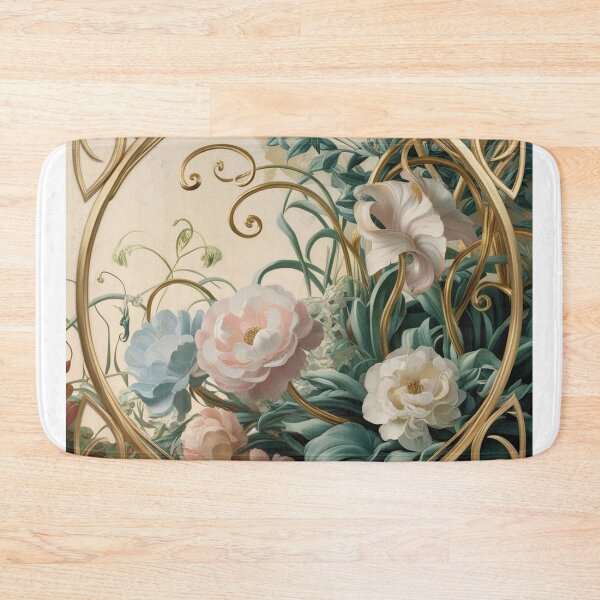 Item preview,  Beautiful golden framed floral painting designed and sold by Vintage Designs +.
