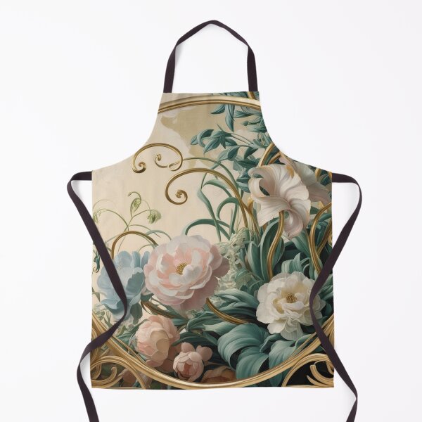 Item preview,  Beautiful golden framed floral painting designed and sold by Vintage Designs +.