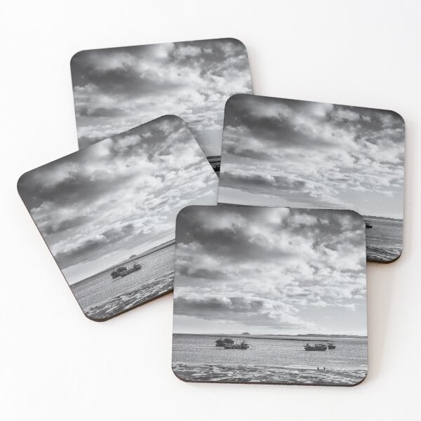 Item preview, Boats moored in the bay on Lindisfarne, Northumberland designed and sold by Richard Flint.