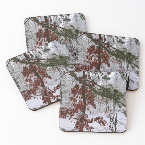 Item preview, Trees in snow designed and sold by DmitriGoods.