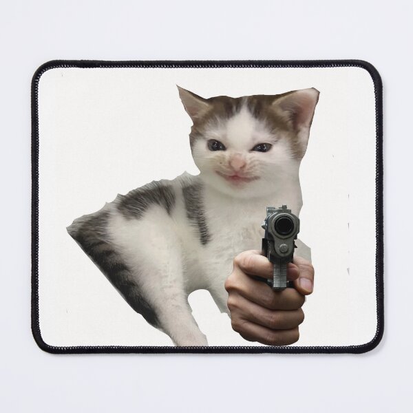 Item preview, Kitten with Gun designed and sold by MysticRacoon6.