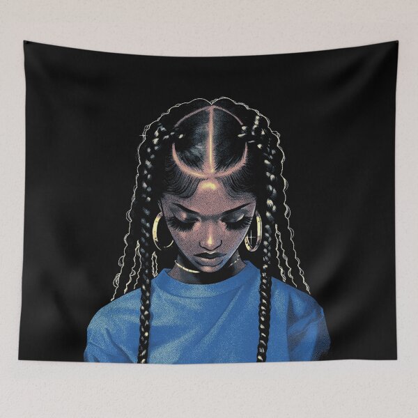 Item preview, Black Woman Beauty 90s Retro designed and sold by trajeado14.