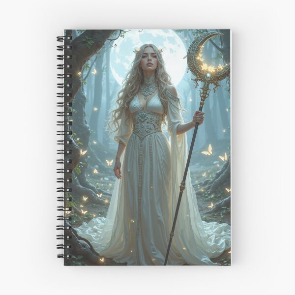 Item preview, A serene figure draped in flowing silver silks designed and sold by Giuseppe Cammino.