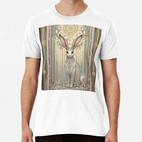 Item preview, Jackalope in Pastel Colors designed and sold by HabitableMoons.
