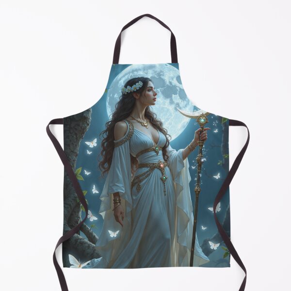 Item preview, A serene figure draped in flowing silver silks designed and sold by Giuseppe Cammino.