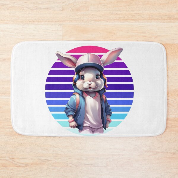 Item preview,   Happy rabbit in headphones, listening to music, Rabbit Music Lover, Music Lovers designed and sold by KolorellaS.