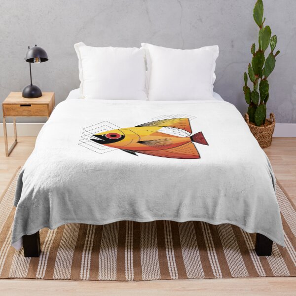 Item preview, Abstract Fish Frenzy – Geometric Wonders from the Deep designed and sold by MiszungART.
