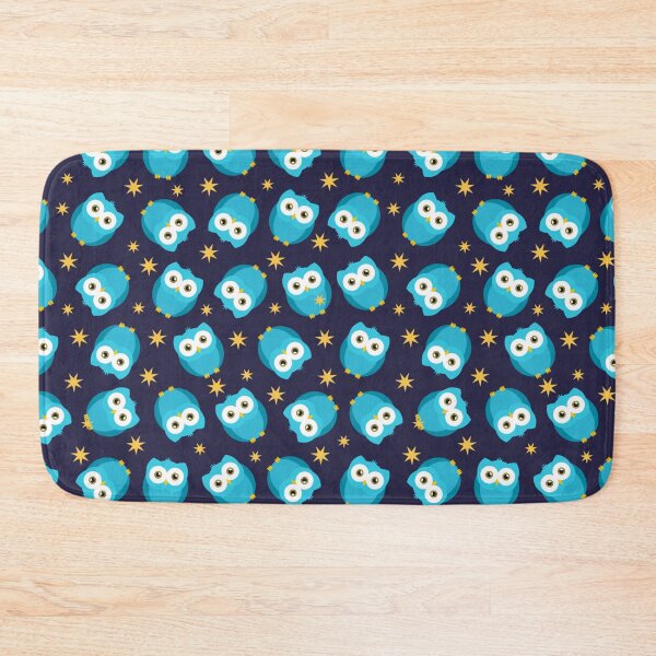 Item preview, OWLS - BLUE COLOR PATTERN designed and sold by PSYNOVA.
