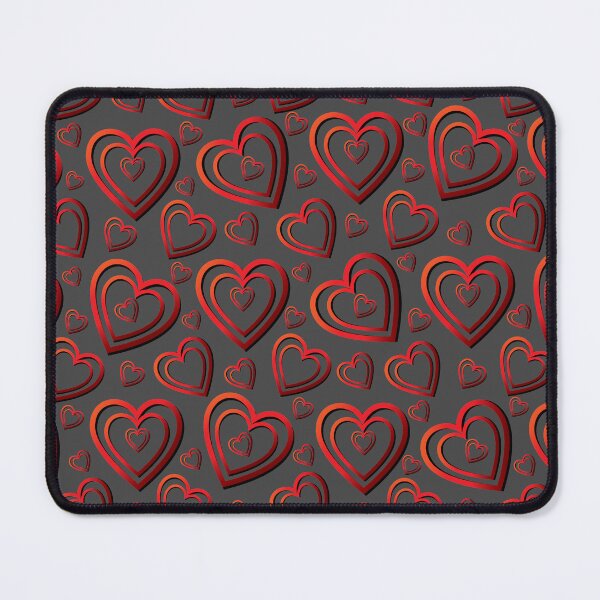 Item preview, VALENTINE'S DAY - RED HEARTS PATTERN - GRADIENT AND LUMINOUS designed and sold by Gihan-Design.