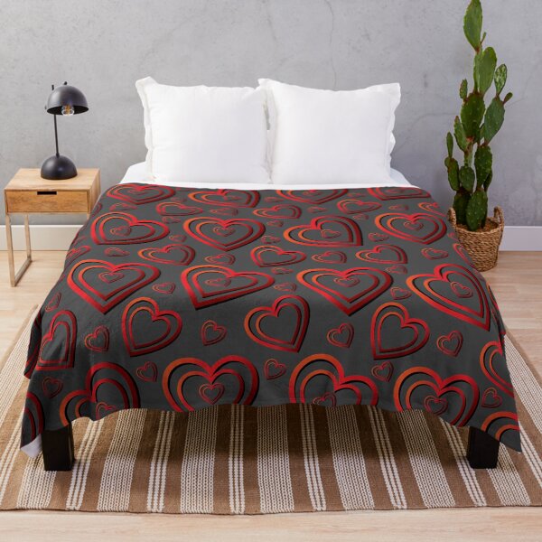 Item preview, VALENTINE'S DAY - RED HEARTS PATTERN - GRADIENT AND LUMINOUS designed and sold by Gihan-Design.