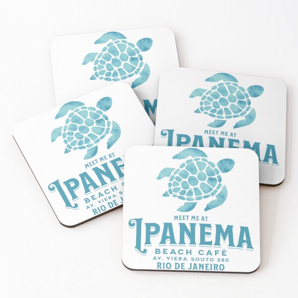 Item preview, Meet me at Ipanema beach café designed and sold by VUE-MER.