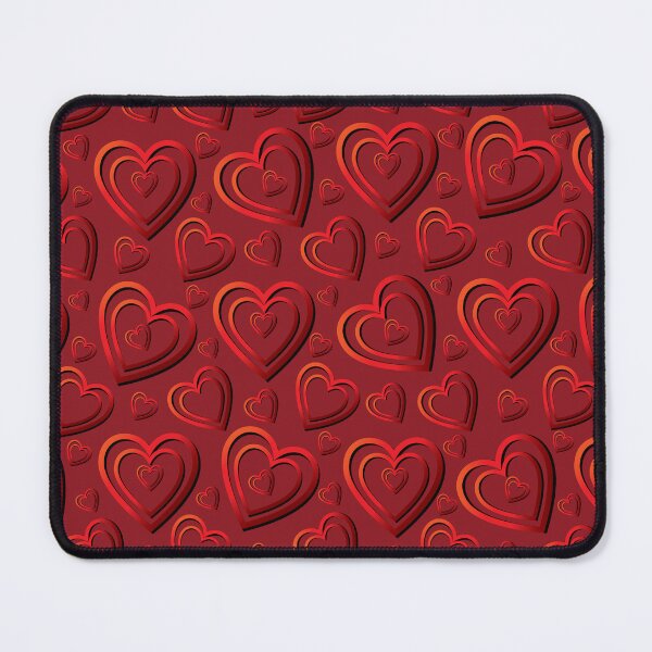Item preview, VALENTINE'S DAY - RED HEARTS PATTERN - GRADIENT AND LUMINOUS designed and sold by Gihan-Design.