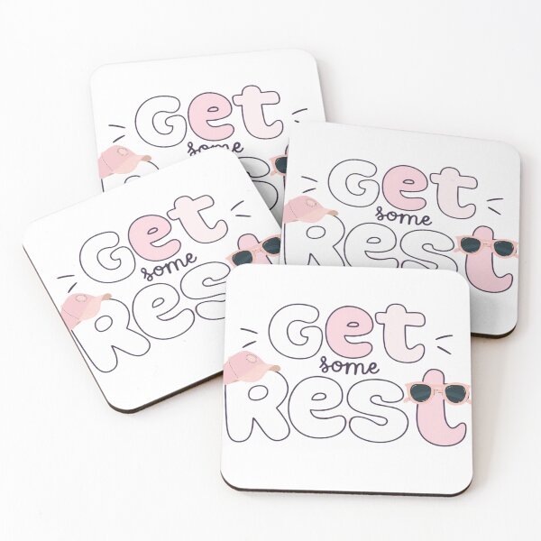 Item preview, playful  "Get some rest" designed and sold by MadameSayCheese.