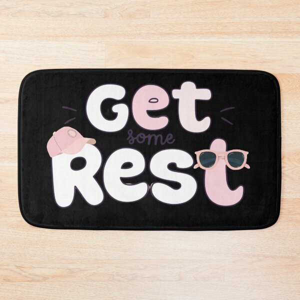 Item preview, playful  "Get some rest" designed and sold by MadameSayCheese.
