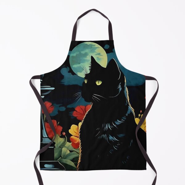 Item preview, Vintage Cat Art: Black Cat in a Gothic Setting | Noir Cat Art | Gothic Art | Cat Art | Vintage Cat Illustration designed and sold by UnhingedBird.