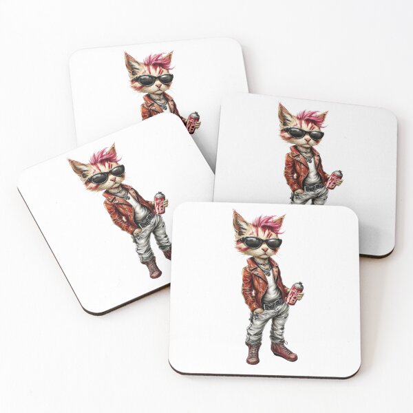 Item preview, Punk Graffiti Cat design. No Text Version designed and sold by Shoot-The-Moon.