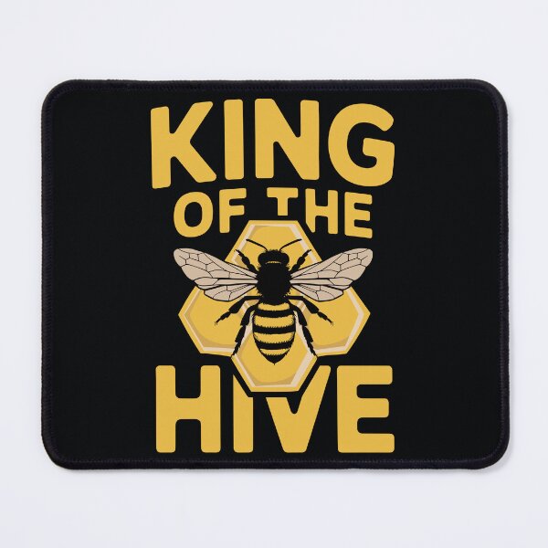 Item preview, King of the Hive, Fun Beekeeper Design for Bee Lovers designed and sold by madtoyman.