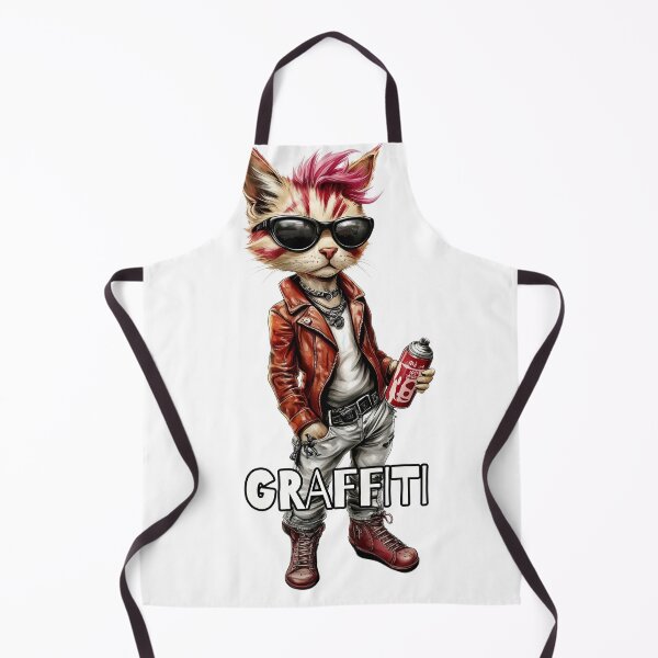 Item preview, Punk Graffiti Cat design. Text Version designed and sold by Shoot-The-Moon.