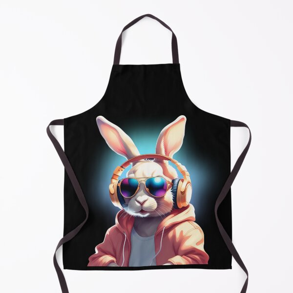 Item preview, Cool rabbit in headphones, listening to music, Rabbit Music Lover, Music Lovers designed and sold by KolorellaS.