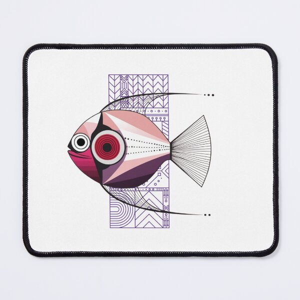 Item preview, Abstract Fish Frenzy – Geometric Wonders from the Deep designed and sold by MiszungART.