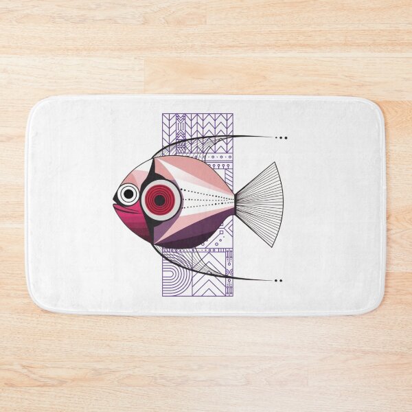 Item preview, Abstract Fish Frenzy – Geometric Wonders from the Deep designed and sold by MiszungART.