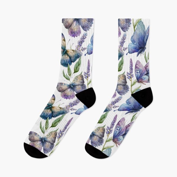 Item preview, BUTTERFLY - LAVENDER - PATTERN designed and sold by PSYNOVA.