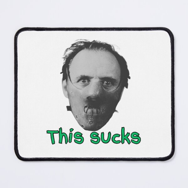 Item preview, This sucks - Hannibal Lecter - scary but charming chap designed and sold by TheRubberOnion.