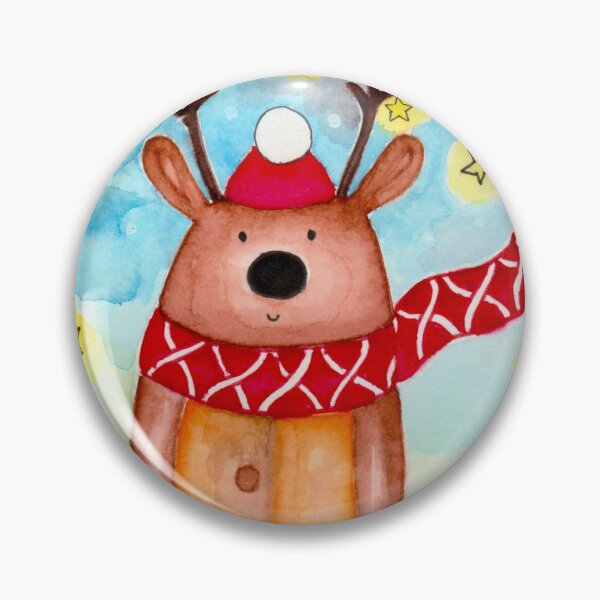 Item preview, Cute deer postcard illustration for children and adults  designed and sold by hobbyakvarell.