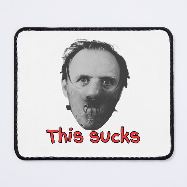 Item preview, This sucks - Hannibal Lecter - scary but charming chap designed and sold by TheRubberOnion.