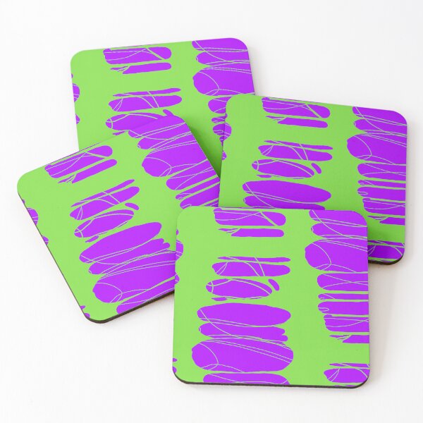 Item preview, slime green with purple designed and sold by FunEyeDesign.
