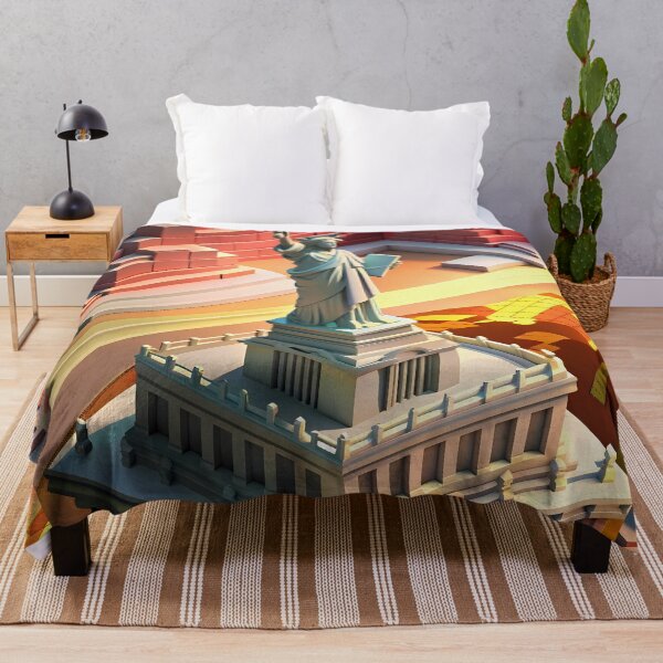 Item preview, United States Statue Liberty Modern Illustration Patriotic designed and sold by ART ATTACK ZONE.
