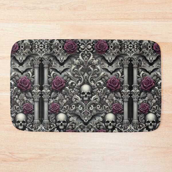 Item preview, Gothic Skull Pattern designed and sold by Planetporridge.