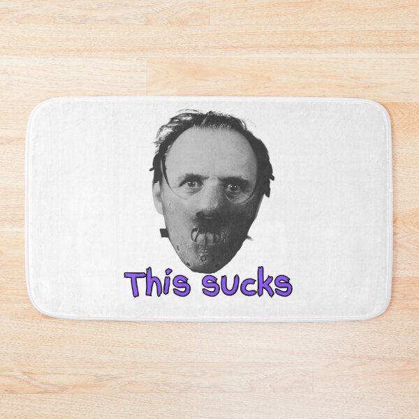 Item preview, This sucks - Hannibal Lecter - scary but charming chap designed and sold by TheRubberOnion.