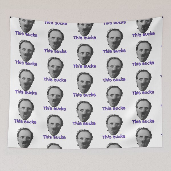 Item preview, This sucks - Hannibal Lecter - scary but charming chap designed and sold by TheRubberOnion.