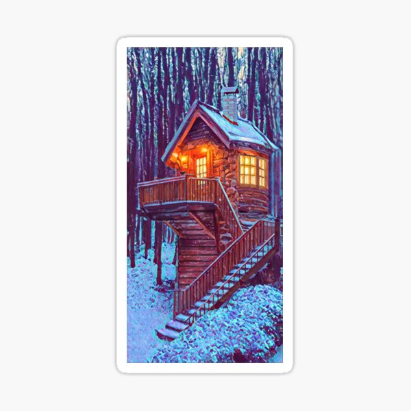 Old Treehouse Sticker