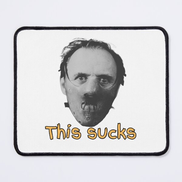 Item preview, This sucks - Hannibal Lecter - scary but charming chap designed and sold by TheRubberOnion.