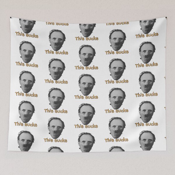 Item preview, This sucks - Hannibal Lecter - scary but charming chap designed and sold by TheRubberOnion.