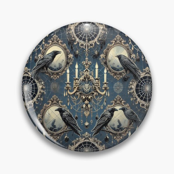 Item preview, Gothic Raven Pattern designed and sold by Planetporridge.