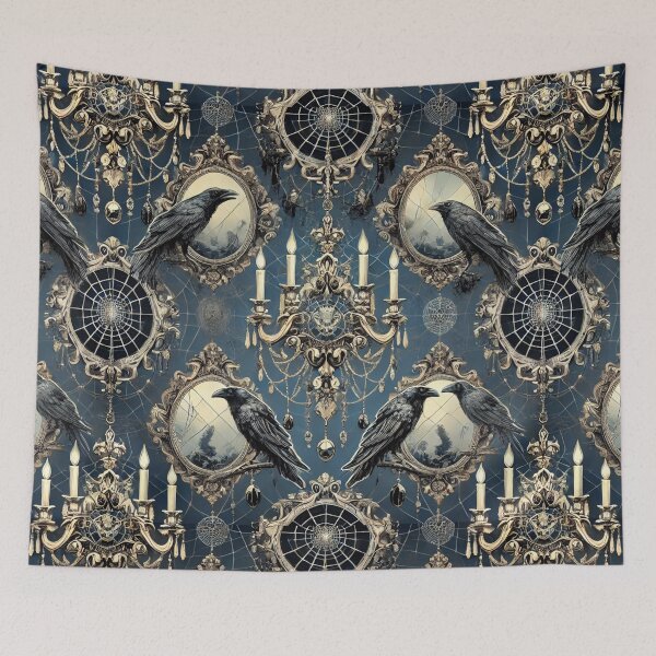 Item preview, Gothic Raven Pattern designed and sold by Planetporridge.