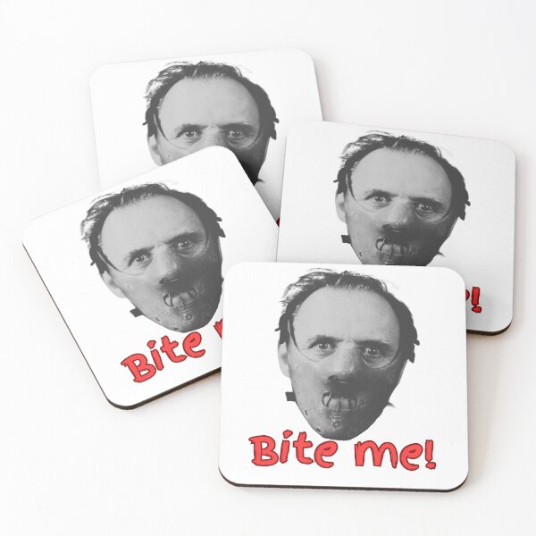 Item preview, Bite me - Hannibal Lecter - scary but charming chap designed and sold by TheRubberOnion.