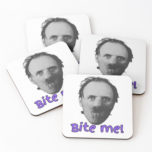 Item preview, Bite me - Hannibal Lecter - scary but charming chap designed and sold by TheRubberOnion.
