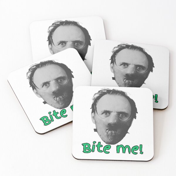 Item preview, Muérdeme - Hannibal Lecter - un tipo aterrador pero encantador designed and sold by TheRubberOnion.