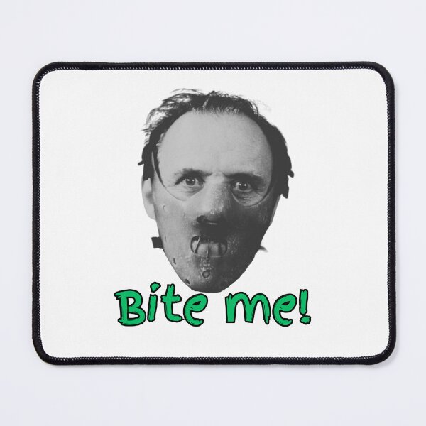 Item preview, Bite me - Hannibal Lecter - scary but charming chap designed and sold by TheRubberOnion.