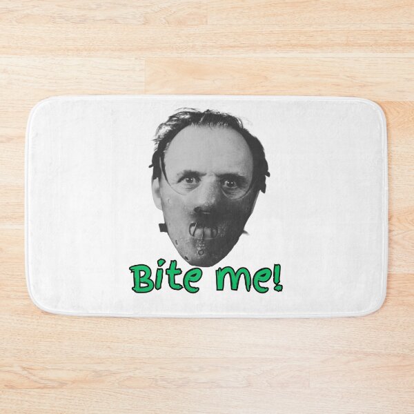 Item preview, Bite me - Hannibal Lecter - scary but charming chap designed and sold by TheRubberOnion.
