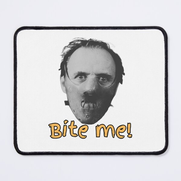 Item preview, Bite me - Hannibal Lecter - scary but charming chap designed and sold by TheRubberOnion.