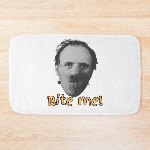 Item preview, Bite me - Hannibal Lecter - scary but charming chap designed and sold by TheRubberOnion.
